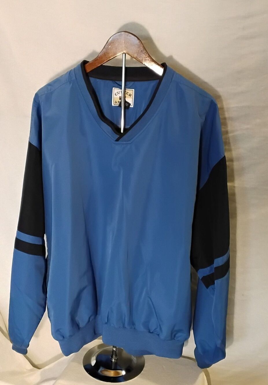 Men's CUTTER & Buck Blue Golf Shell Size XL/TG Excellent